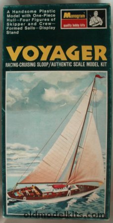 Monogram 1/50 Voyager Racing/Cruising Sloop - (ex-Wanderlust Cruising Sloop), PB183-200 plastic model kit